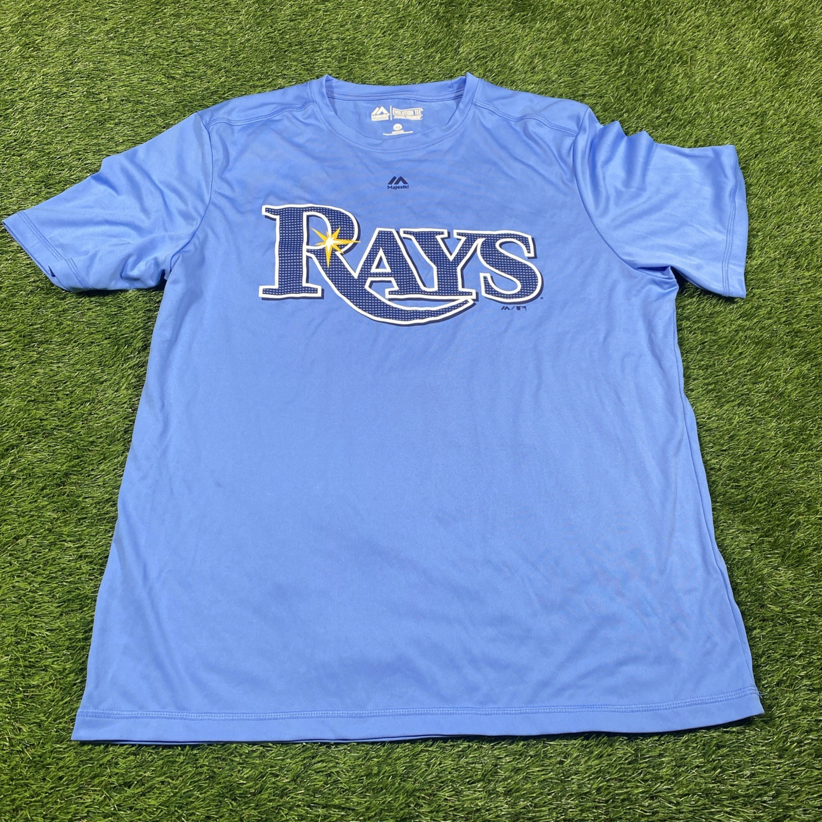 Tampa Bay Rays Majestic Cool Base Shirt Mens XL Evolution Tee MLB