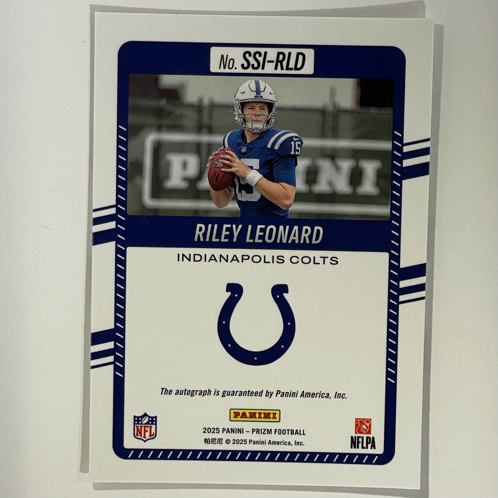2025 Panini Prizm Significant Signatures Riley Leonard Auto Silver Prizm RC
