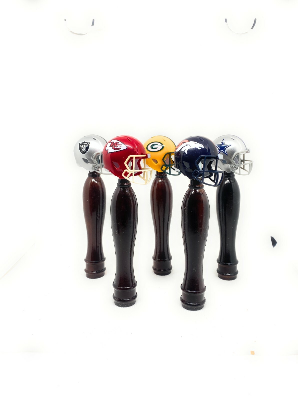 NFL Helmet Pub Style Beer Tap Handle All Teams Available Cherry