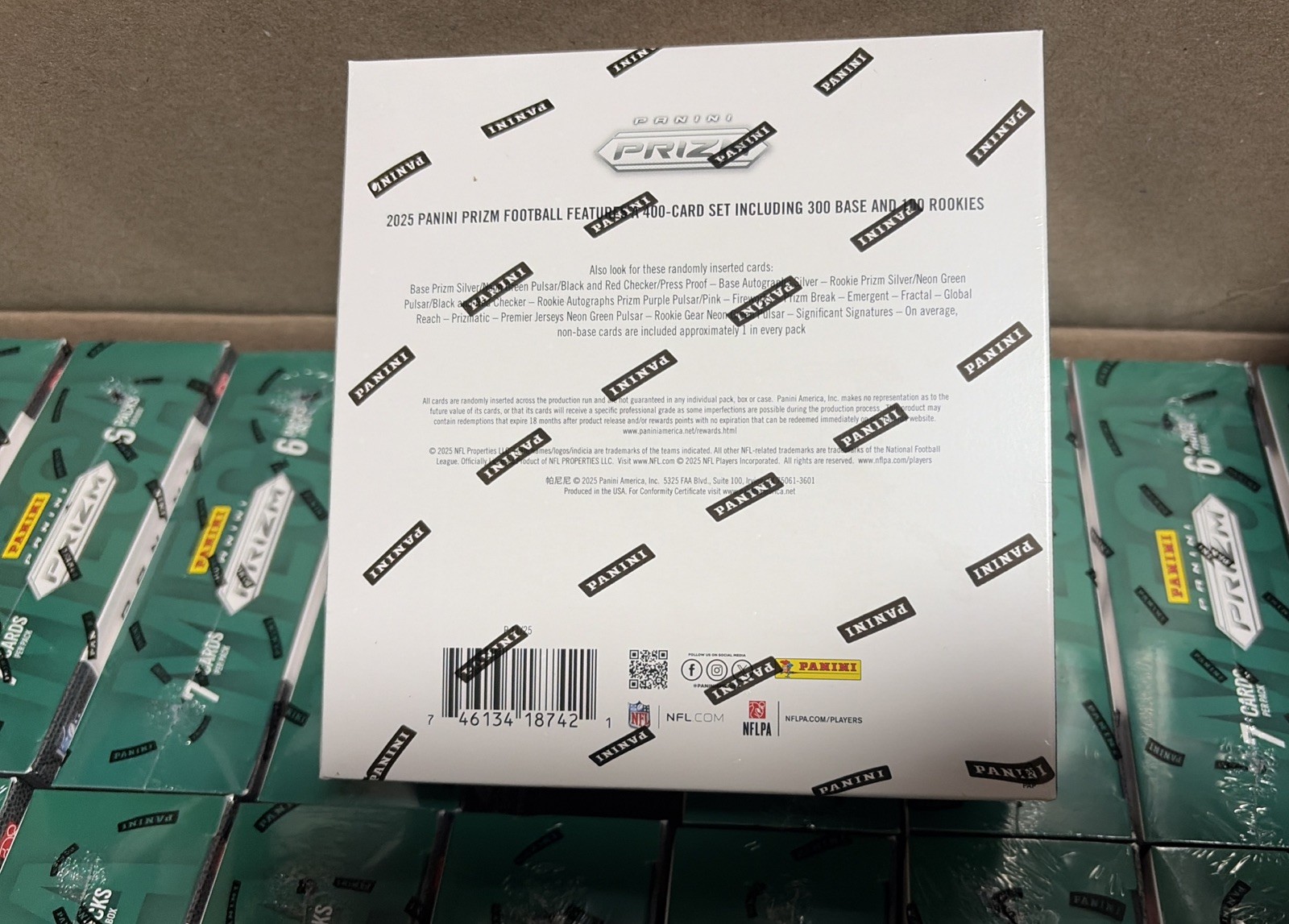 2025 Panini Prizm Football 42Ct. Mega Box | Factory Sealed | Dmg Box
