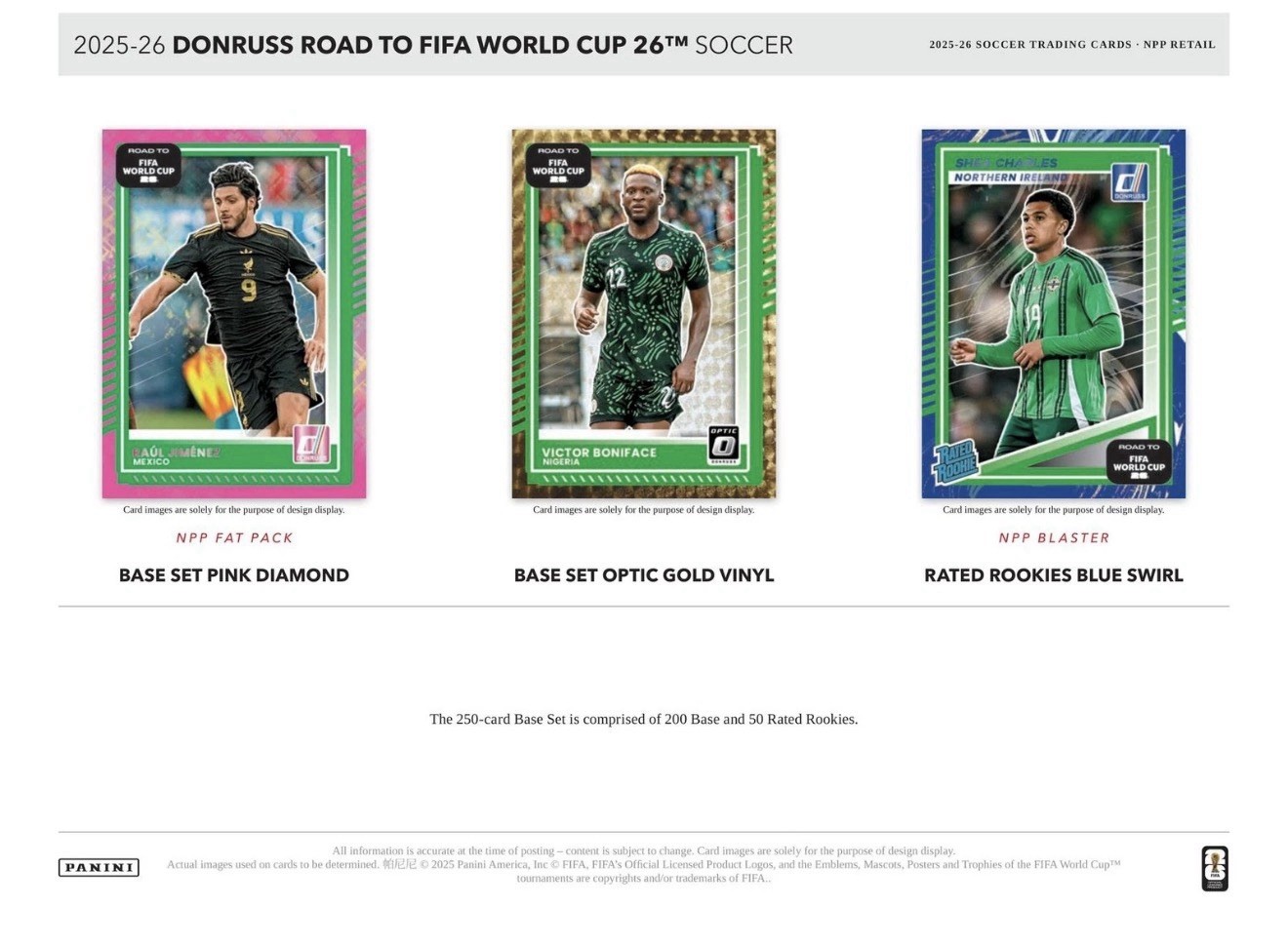 2025-26 Panini Donruss Road to World Cup Soccer Fat Pack Box – BRAND NEW SEAL
