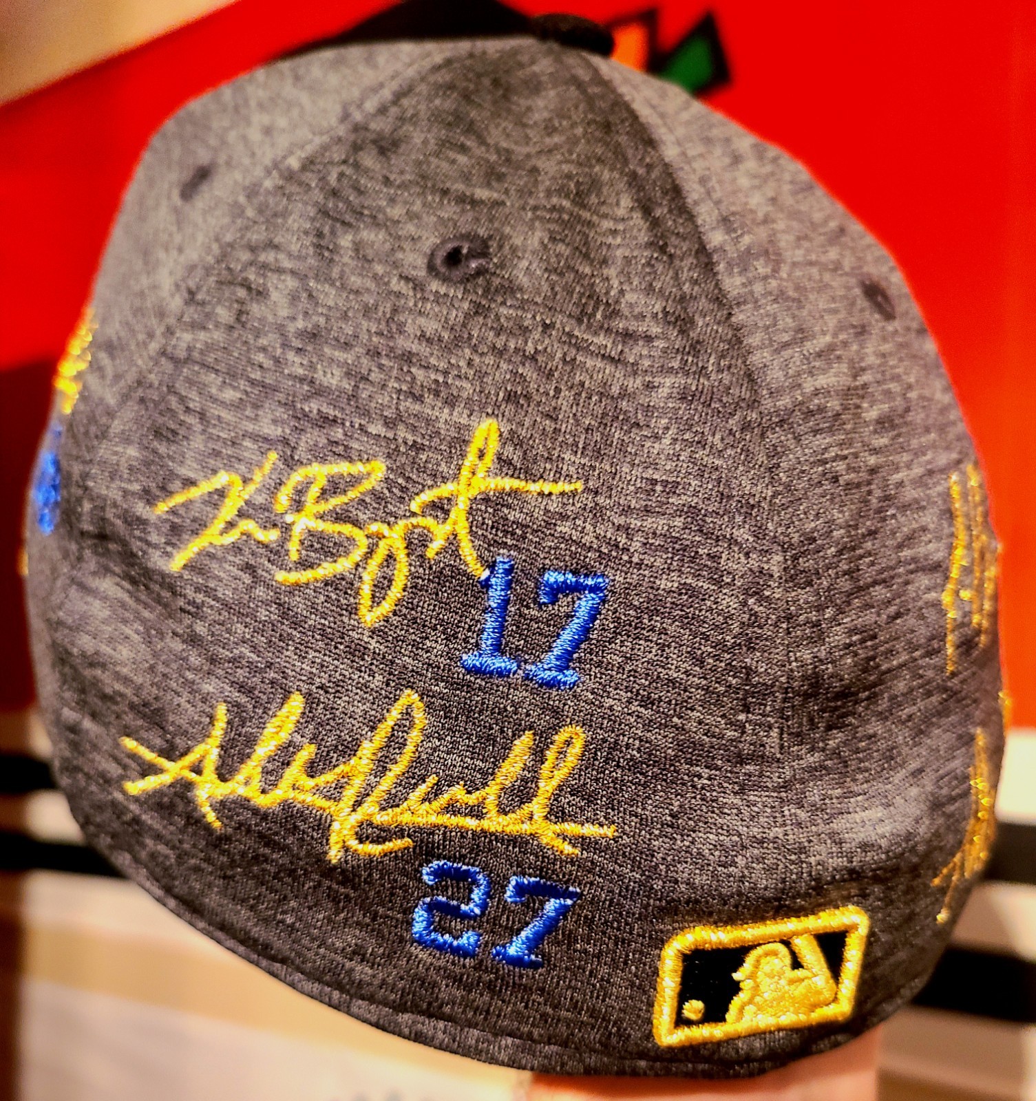 New Era Chicago Cubs 2016 World Series Champs 39THIRTY Signatures Edition Rizzo+
