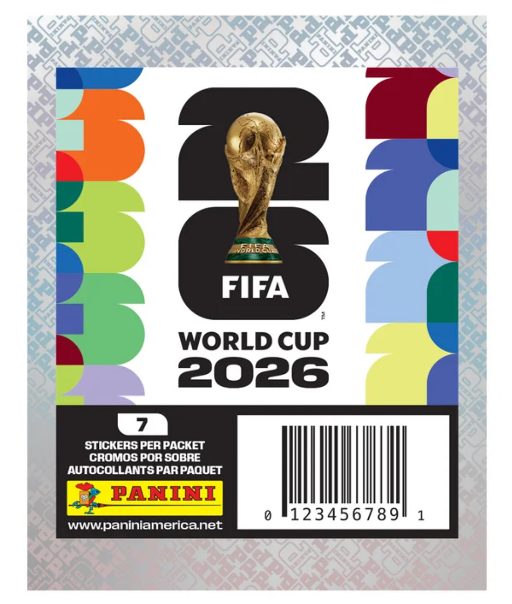 PANINI Soccer FIFA WORLD CUP 2026 Sticker Stadium Box 40 Packs Hard Cover Album