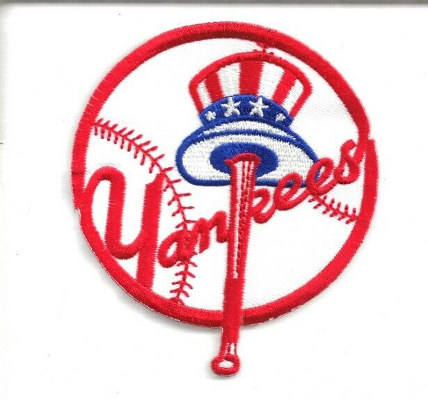 NEW 3 1/4 X 3 3/4 INCH NEW YORK YANKEES IRON ON PATCH FREE SHIP