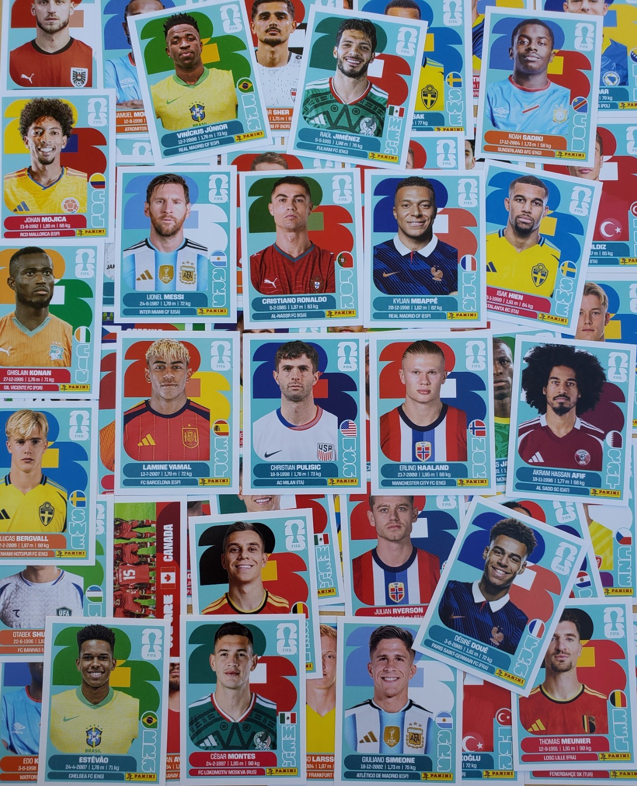 2026 Panini FIFA World Cup Stickers US Edition ARG1-PAN20 J/K/L Argentina Pick