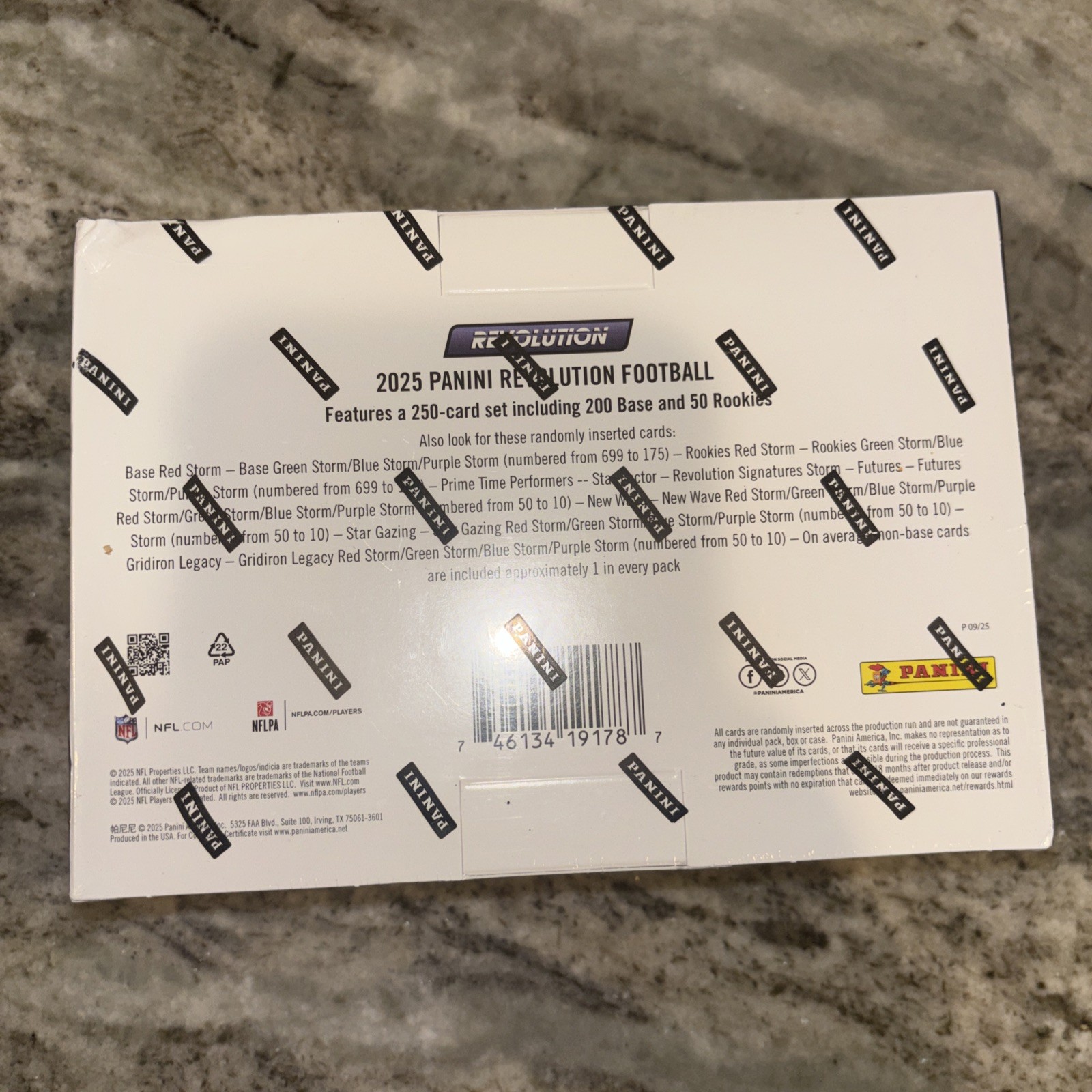 2025 Panini Revolution Football Mega Box Sealed New