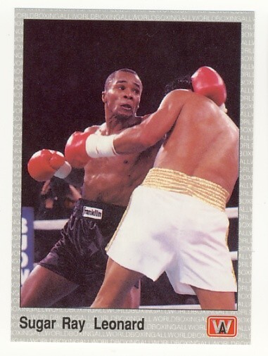 Sugar Ray Leonard Boxing Card – 1991 All World #24