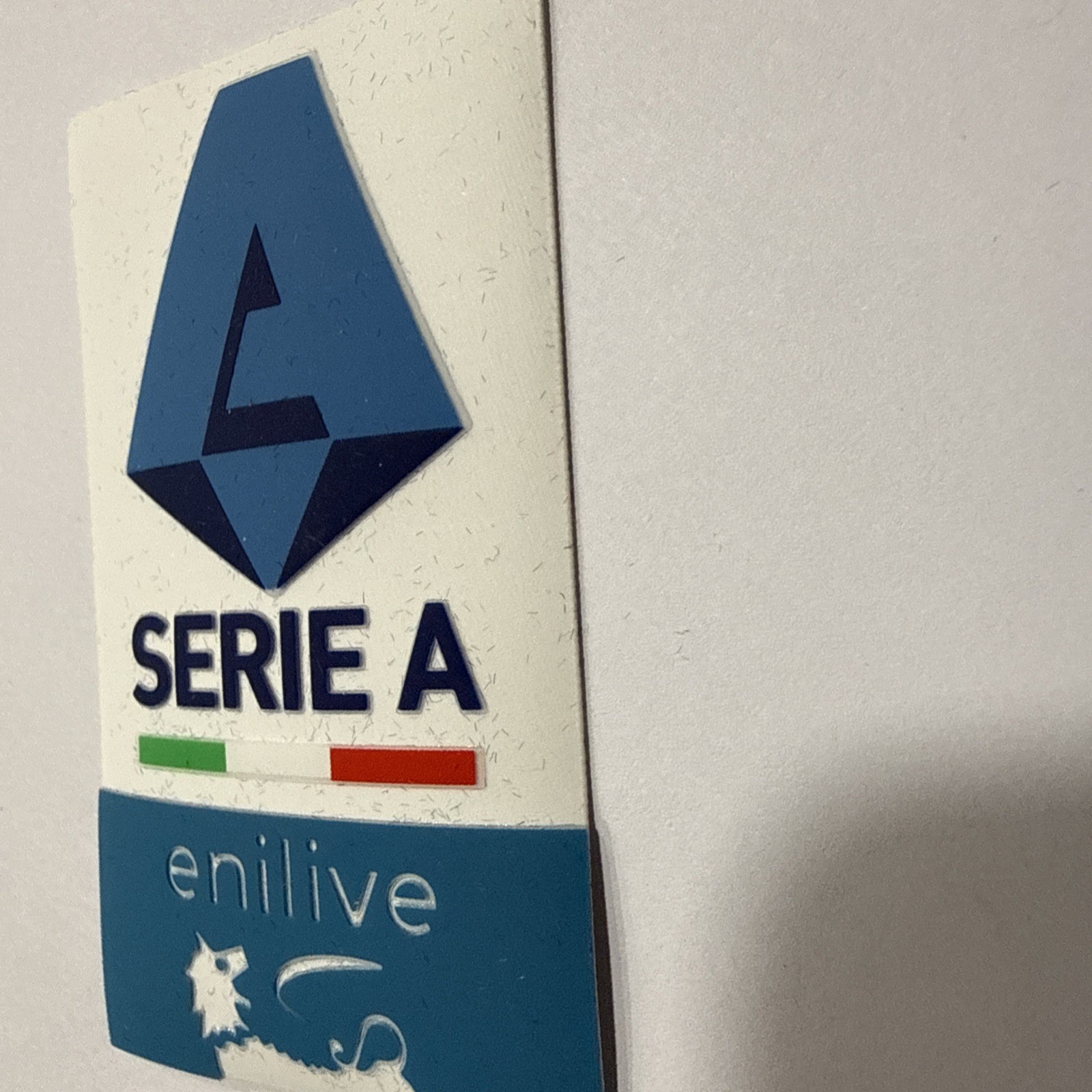 2025-2026 Italy Italia Serie A & Scudetto enilive Silicon Patch Heat Tranfer