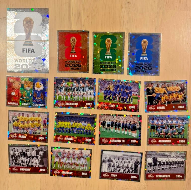 2026 Panini FIFA World Cup Stickers US Edition #00-#FWC19 – Pick Your Stickers