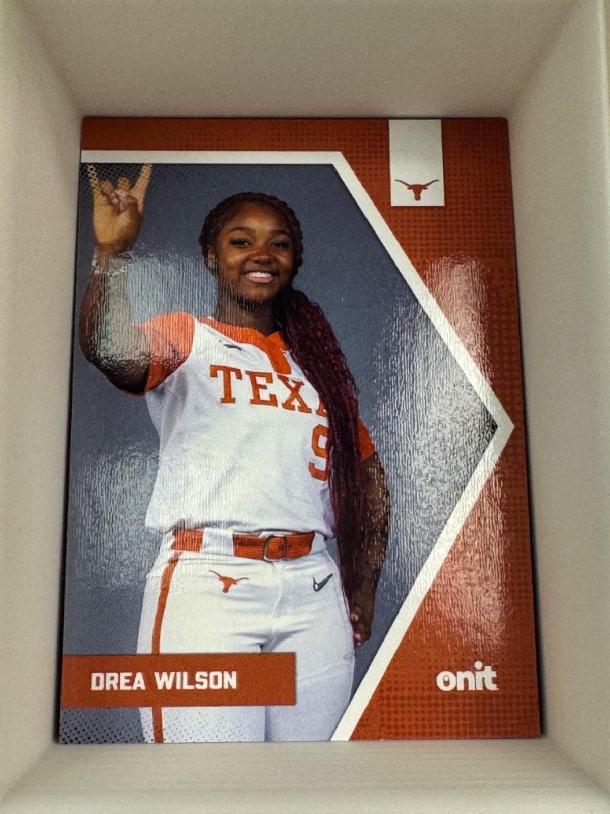 2026 Texas Longhorns Softball Onit Trading Card Base, Photo Variation & Insert