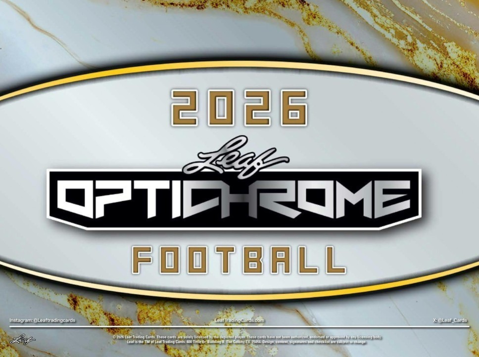 2026 LEAF OPTICHROME FOOTBALL HOBBY JUMBO BOX – NEW – FREE SHIPPING 🔥🔥🔥