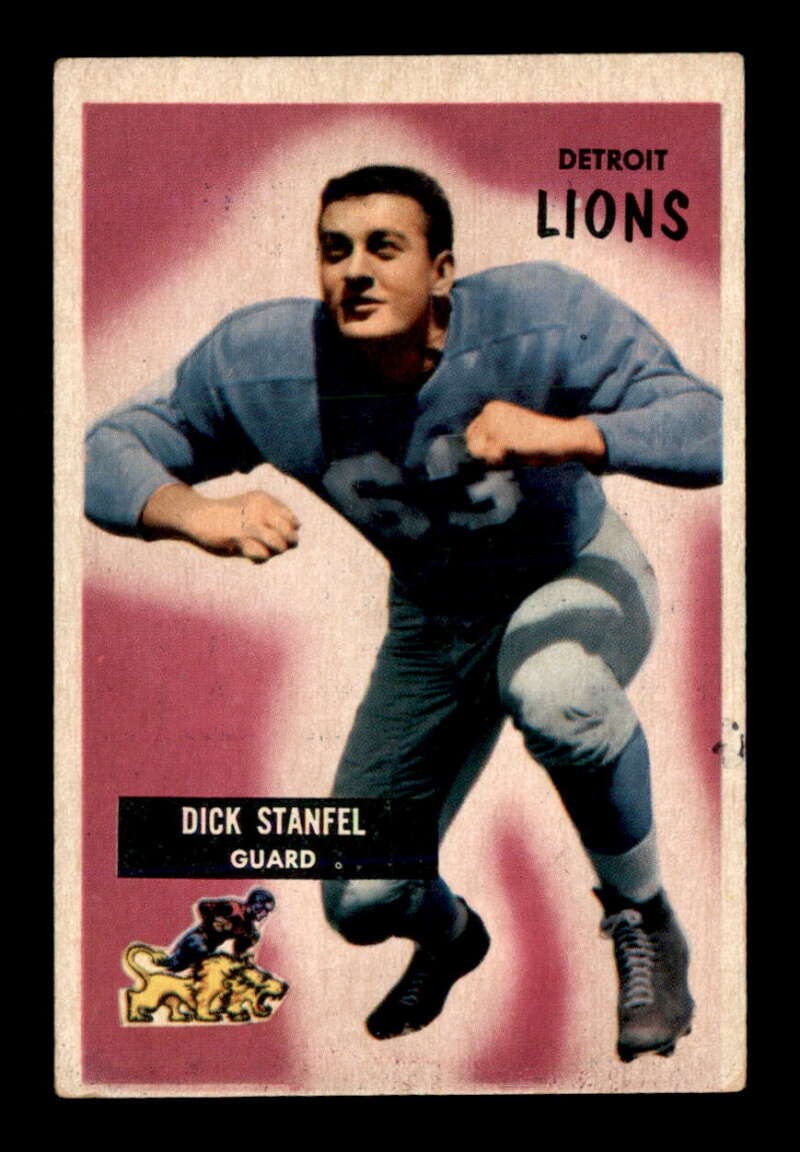1955 Bowman #36 Dick Stanfel RC VGEX X2892643