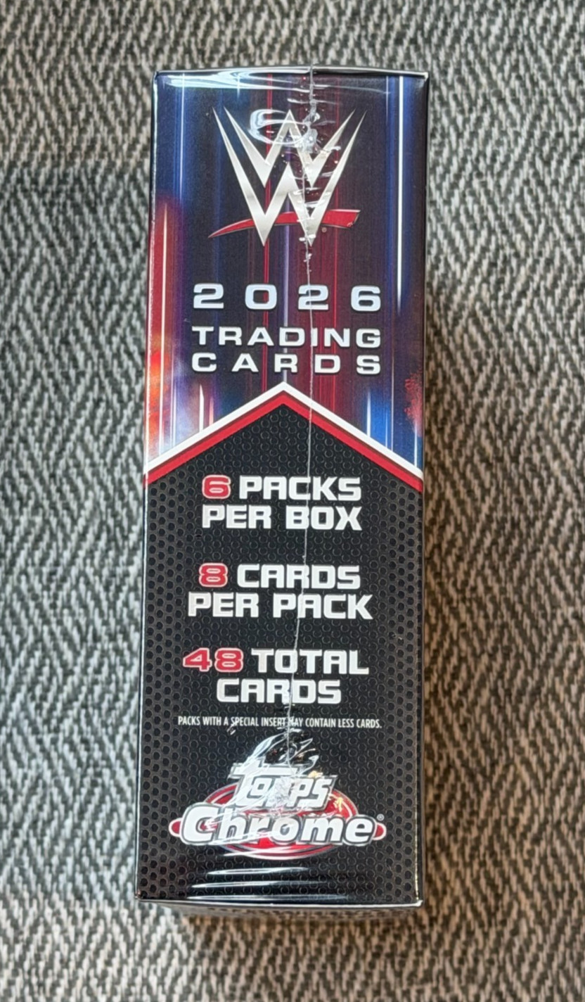 🔥2026 TOPPS CHROME WWE Wrestling MEGA BOX Factory Sealed✅️ – IN HAND🔥