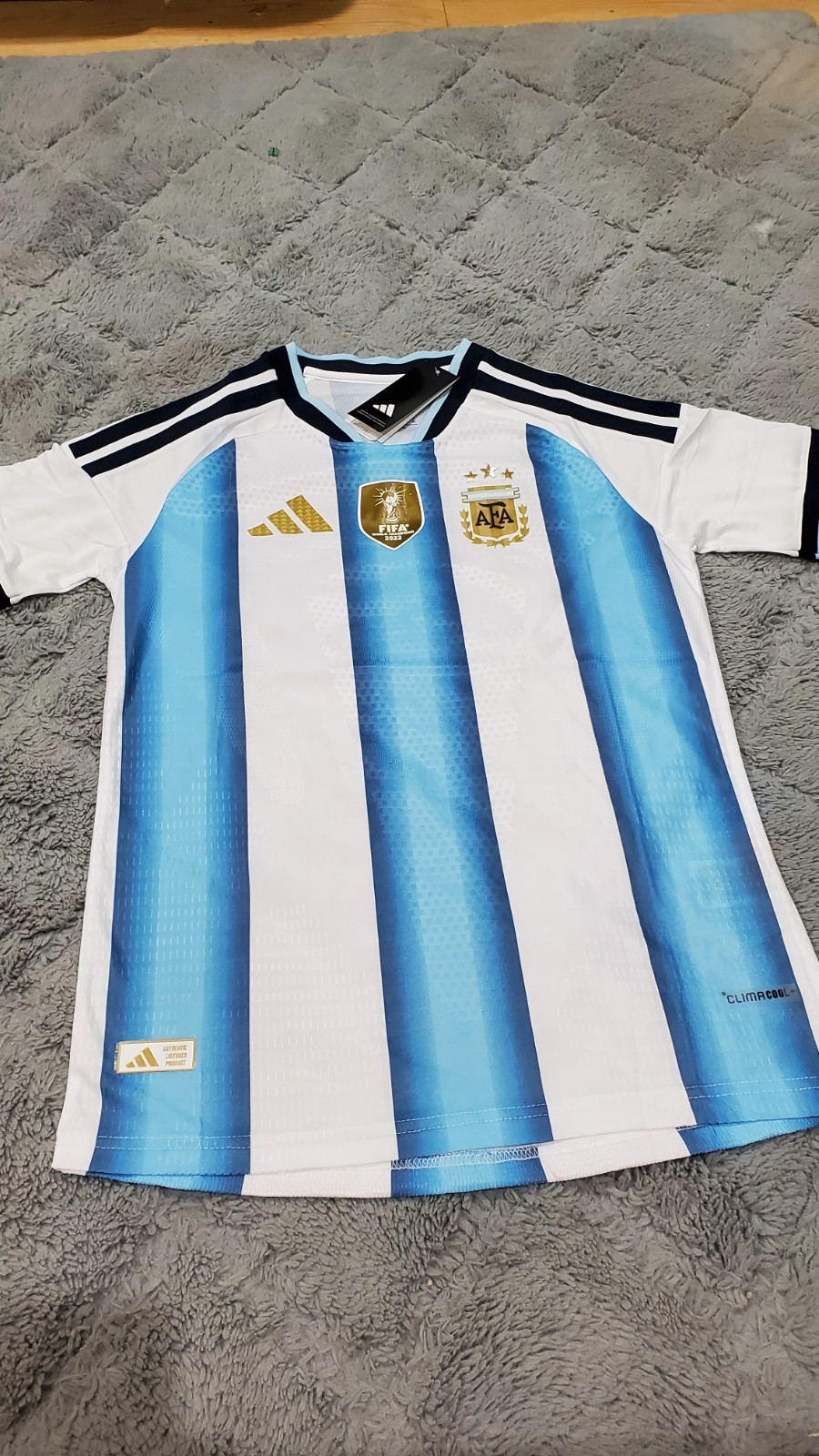adidas Argentina World Cup 2022 Soccer Jersey size M