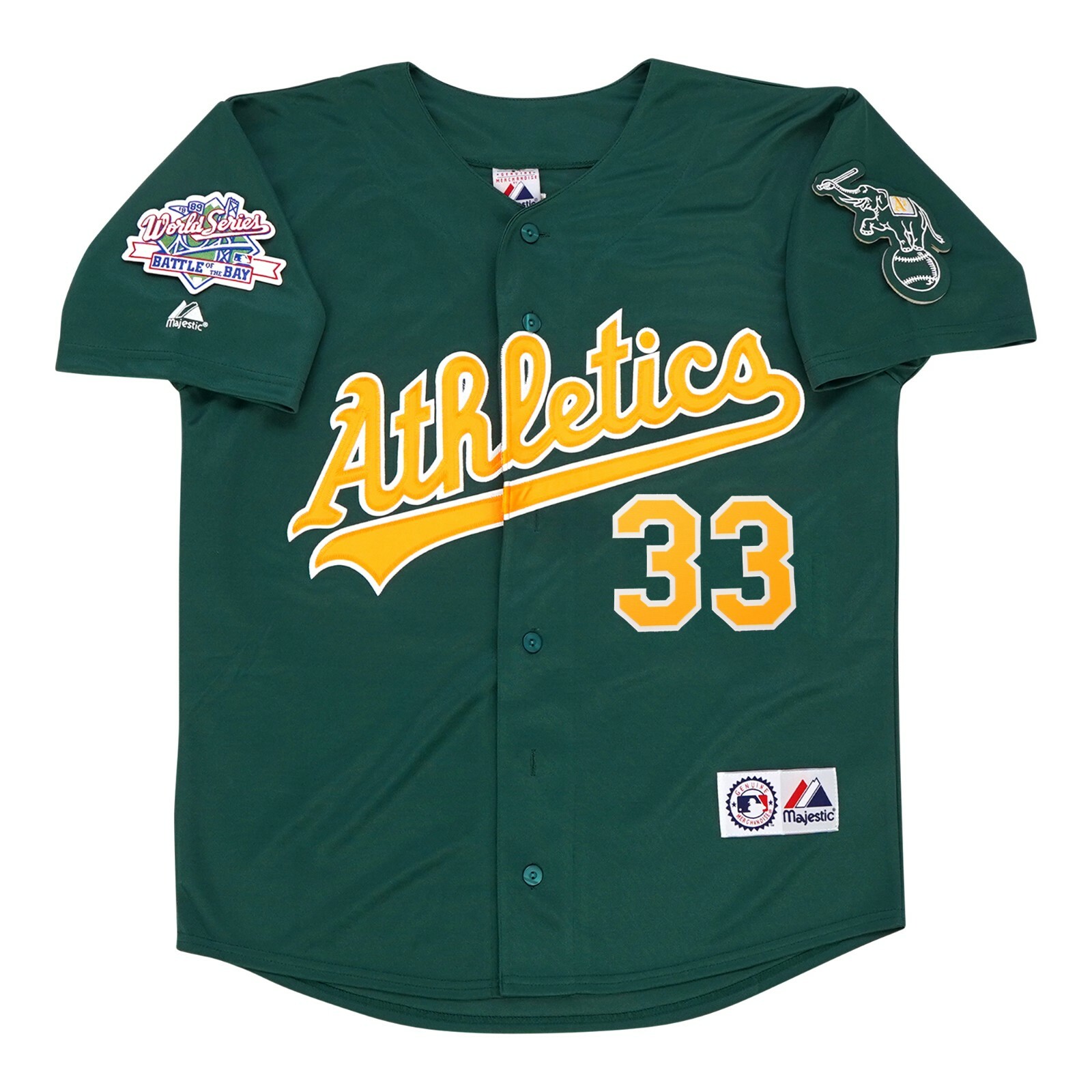 Jose Canseco Oakland Athletics 1989 World Series Alternate Green Men’s Jersey