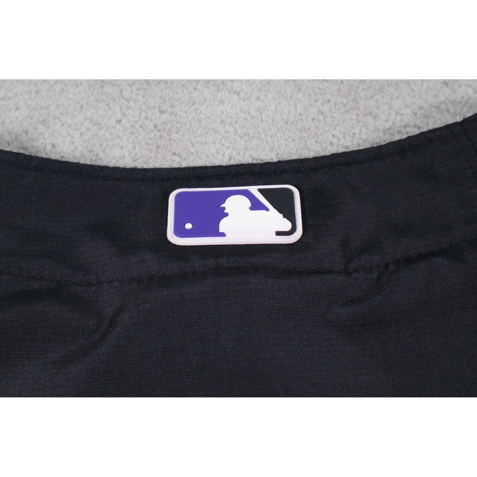 Colorado Rockies Jacket Mens XL Black MLB Baseball Pullover Windbreaker Majestic