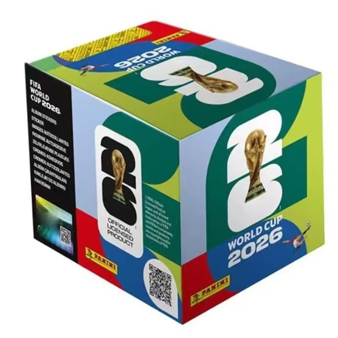 Panini FIFA World Cup 2026 Official Sticker 100-Pack Box Gold Limited NEW 2026