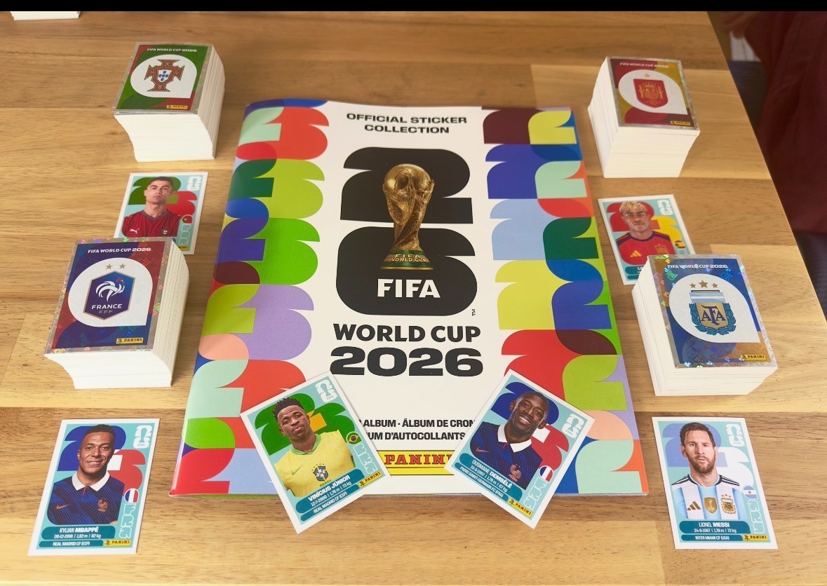 PANINI WC 2026 STICKER ALBUM + COMPLETE SET 980 + 1 PACK – SHIPS INTERNATIONAL