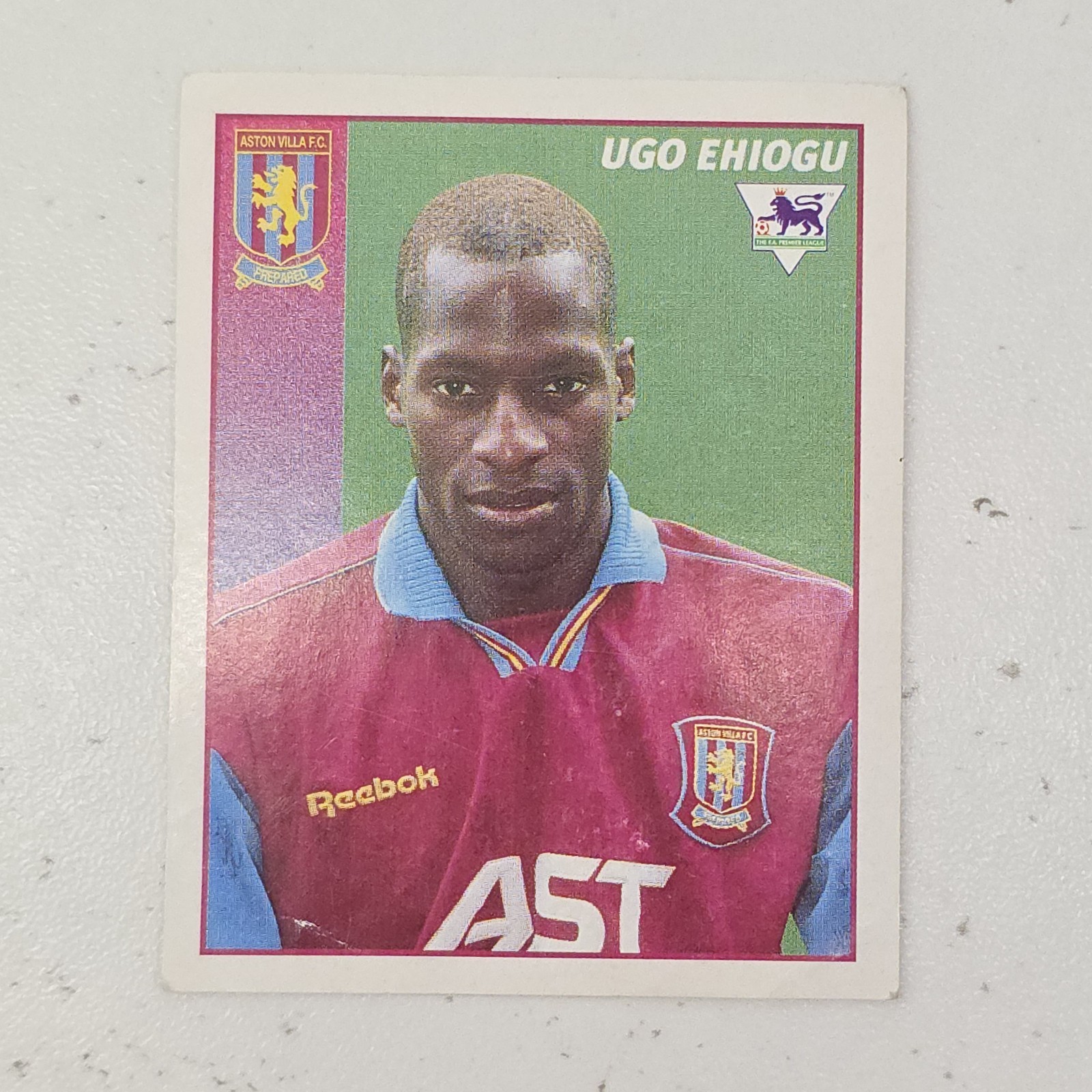 5 Merlin Premier League 97 Football Stickers Loose Non-Stuck Aston Villa Bundle