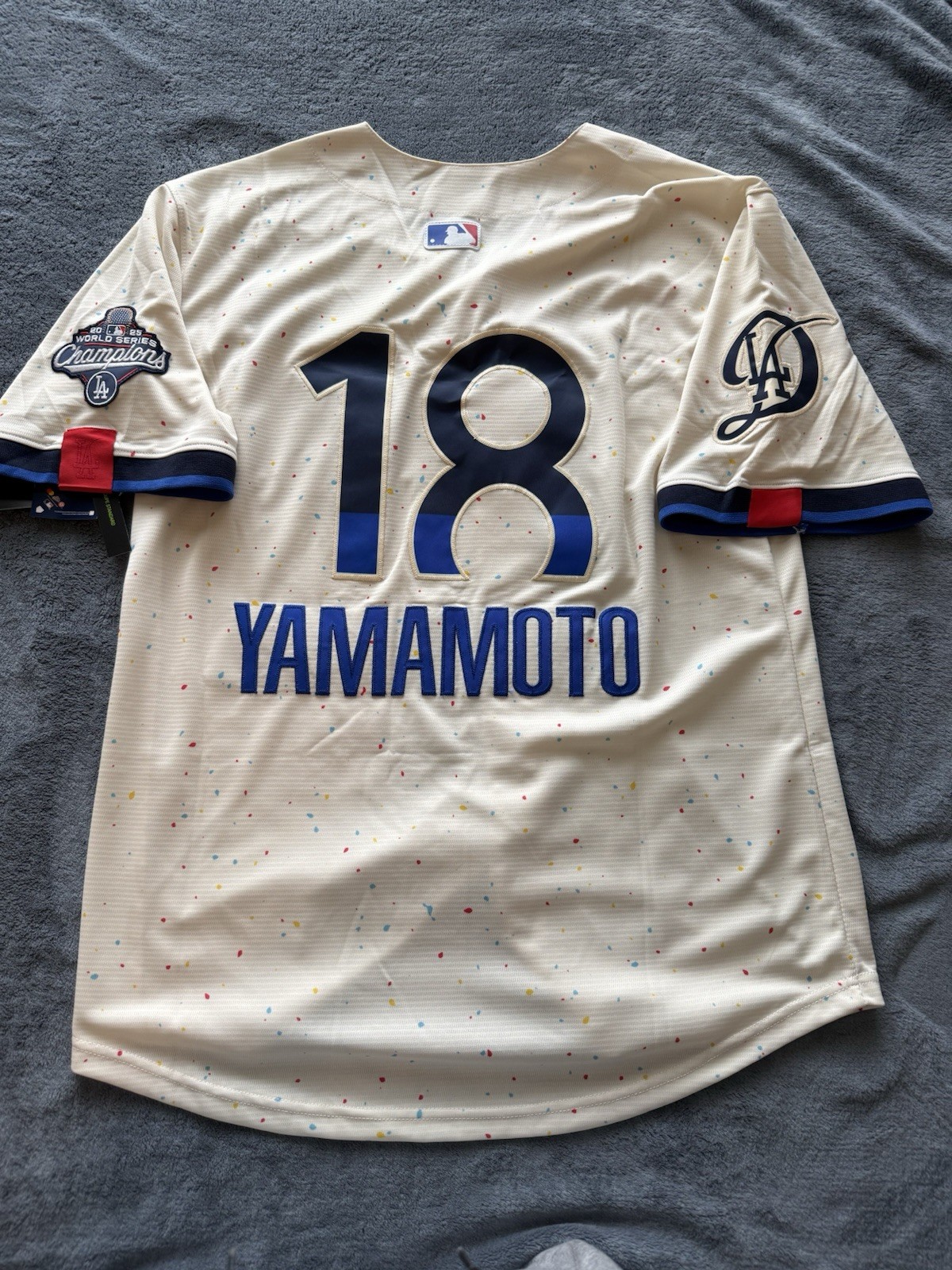 NEW Yoshinobu Yamamoto Dodgers 2025 World Series Jersey! SHIPS SAME DAY!