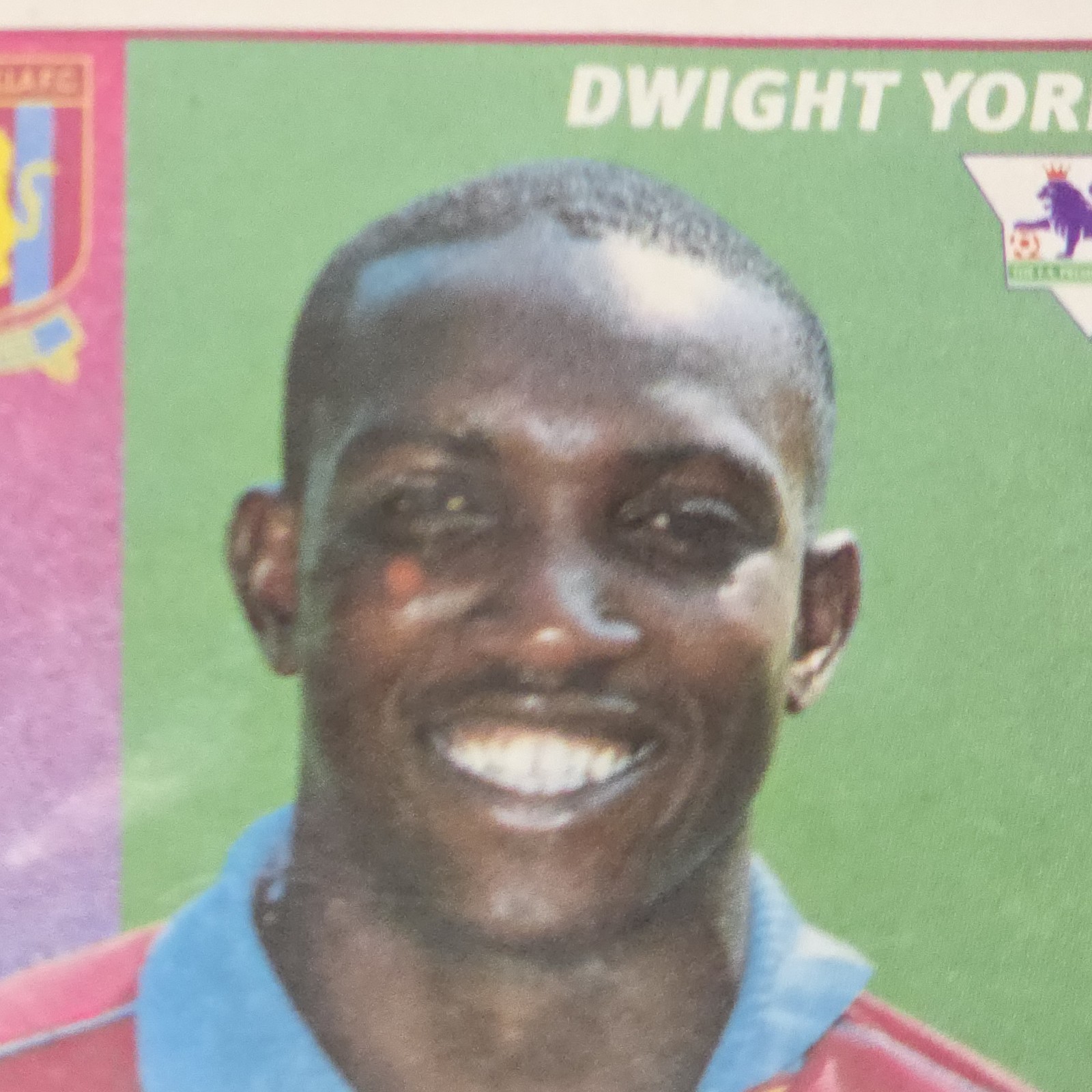 5 Merlin Premier League 97 Football Stickers Loose Non-Stuck Aston Villa Bundle
