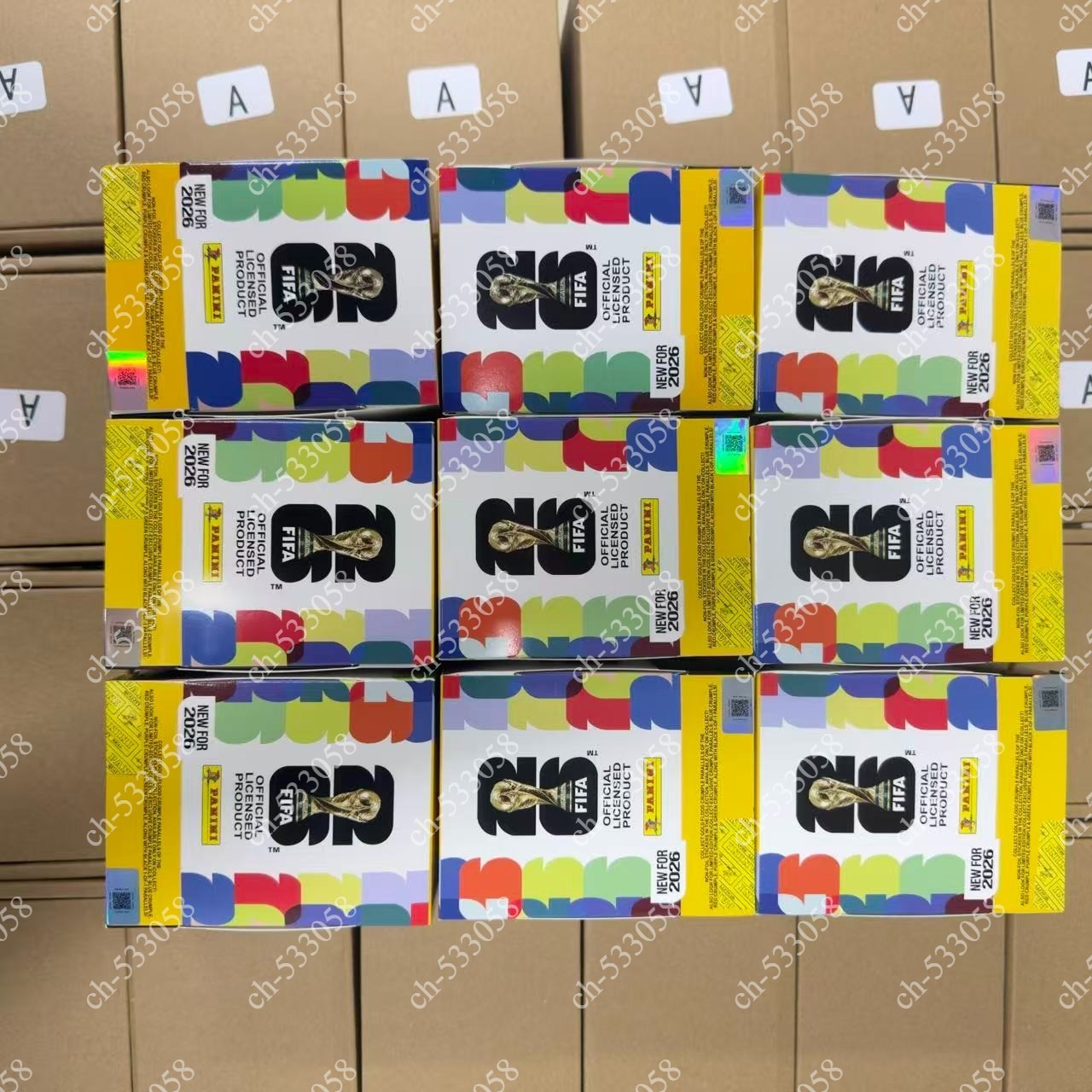 Panini FIFA World Cup 2026 Official Sticker 50-Pack Box Gold Limited – One Box