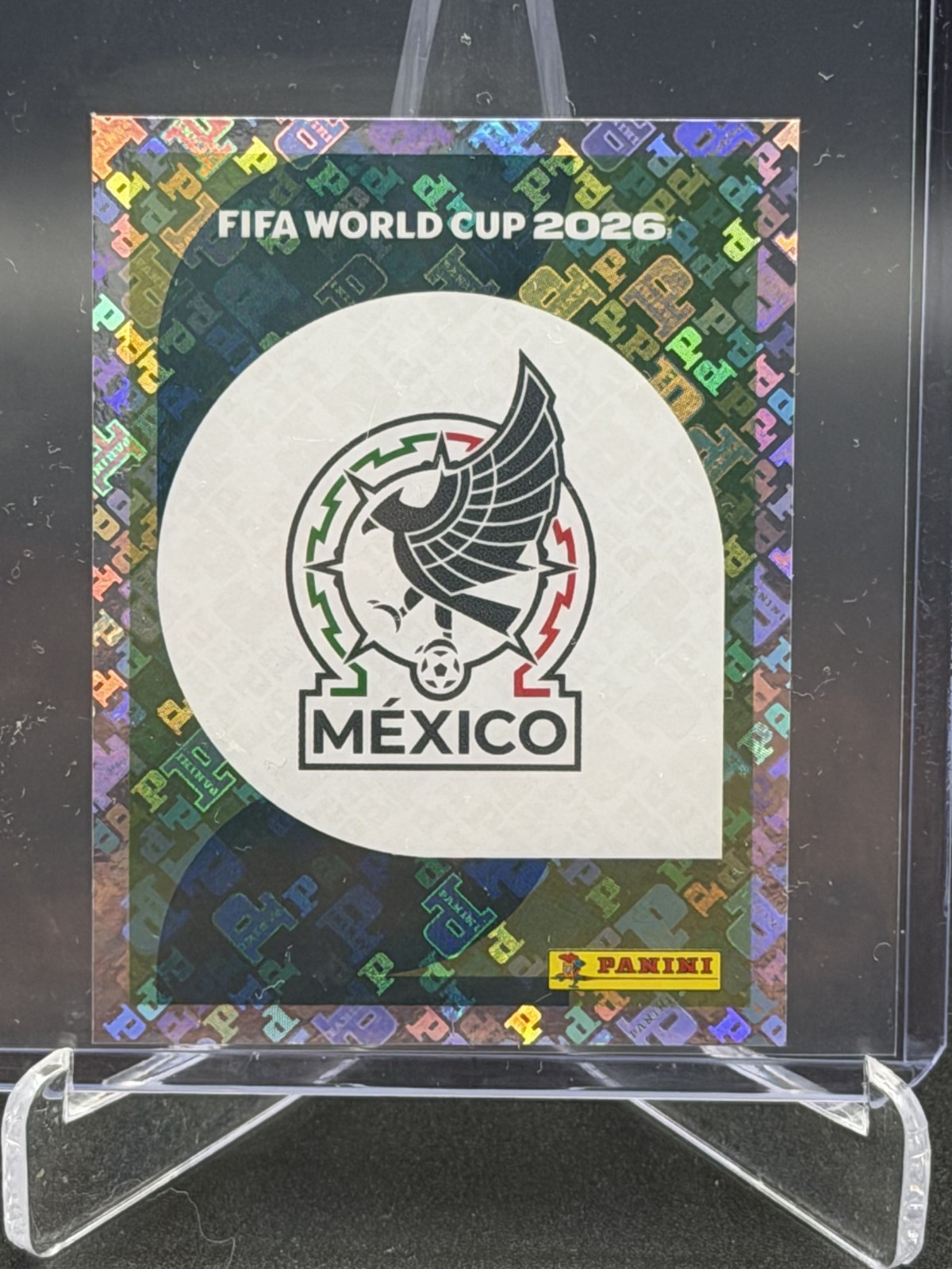 2026 Panini FIFA World Cup Mexico Badge Holographic Sticker MEX 1 – Logo