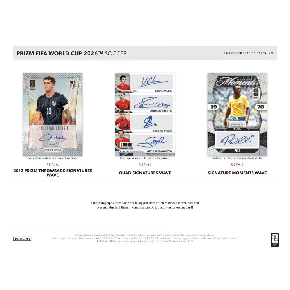 Panini FIFA World Cup 2026 Trading Cards