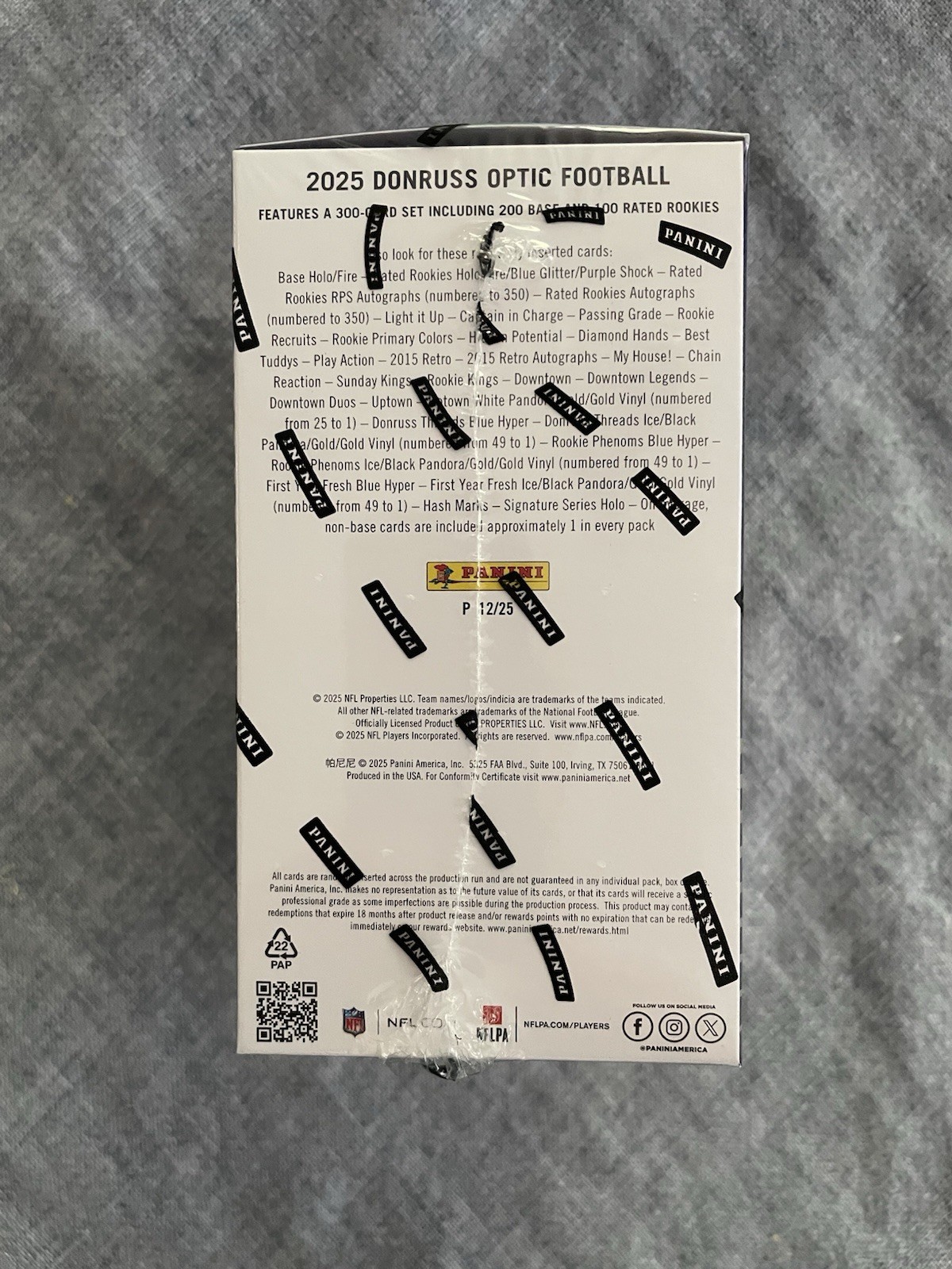 2025 Donruss Optic Football Blaster Box Sealed