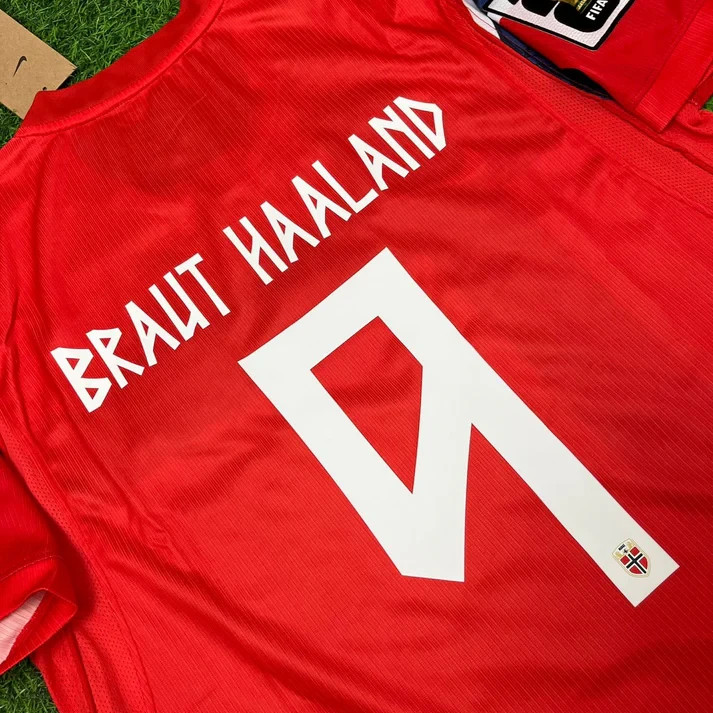Erling Haaland #9 Norway World Cup 2026 Home Football Shirt