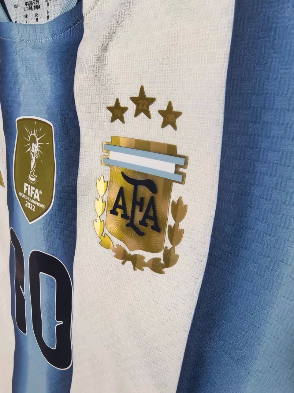 Argentina Messi World Cup 2026 Home Soccer Football Jersey Men XL