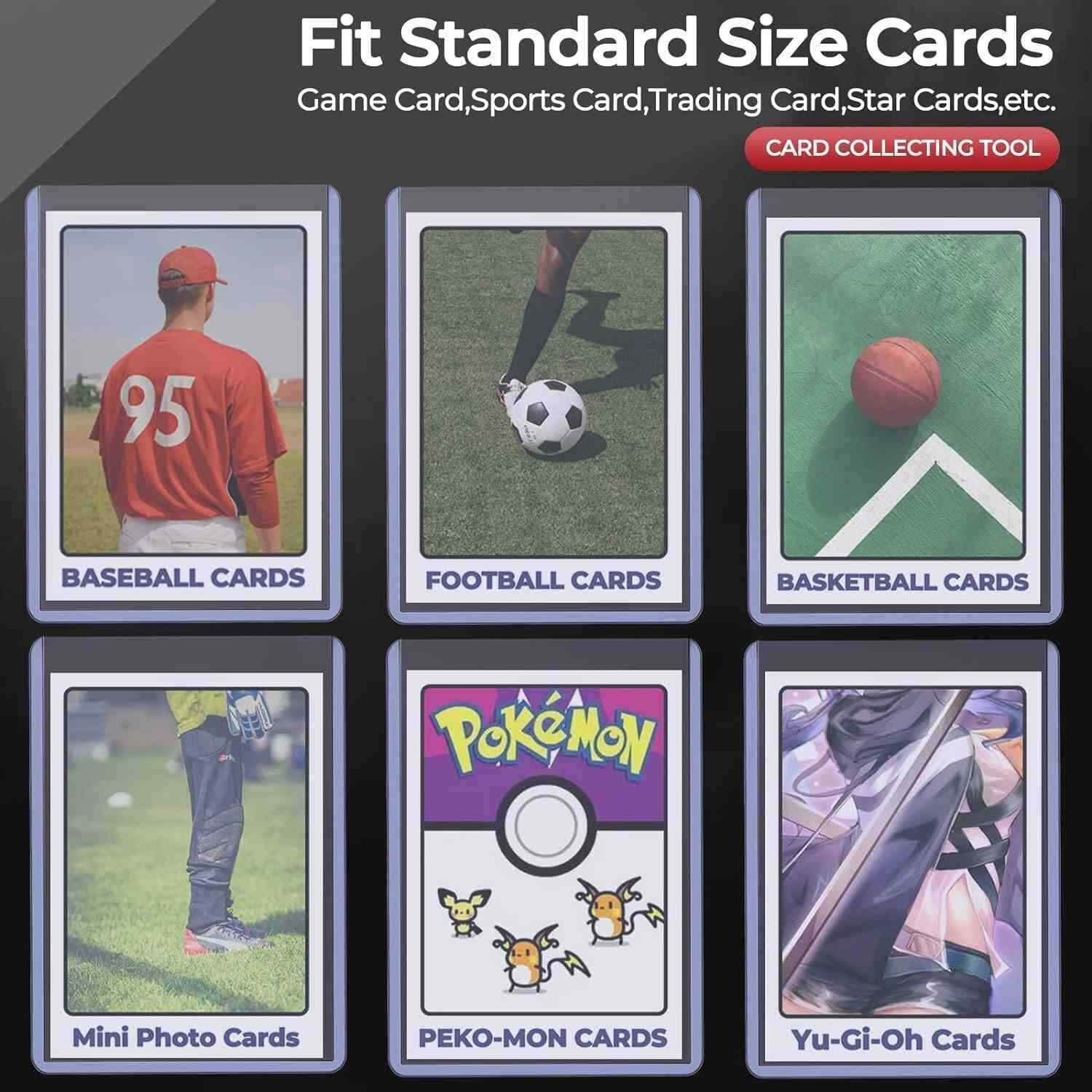 100/200/500/1000/2000CT 3″x4″ Toploaders For 35pt Sports Trading Cards Holders