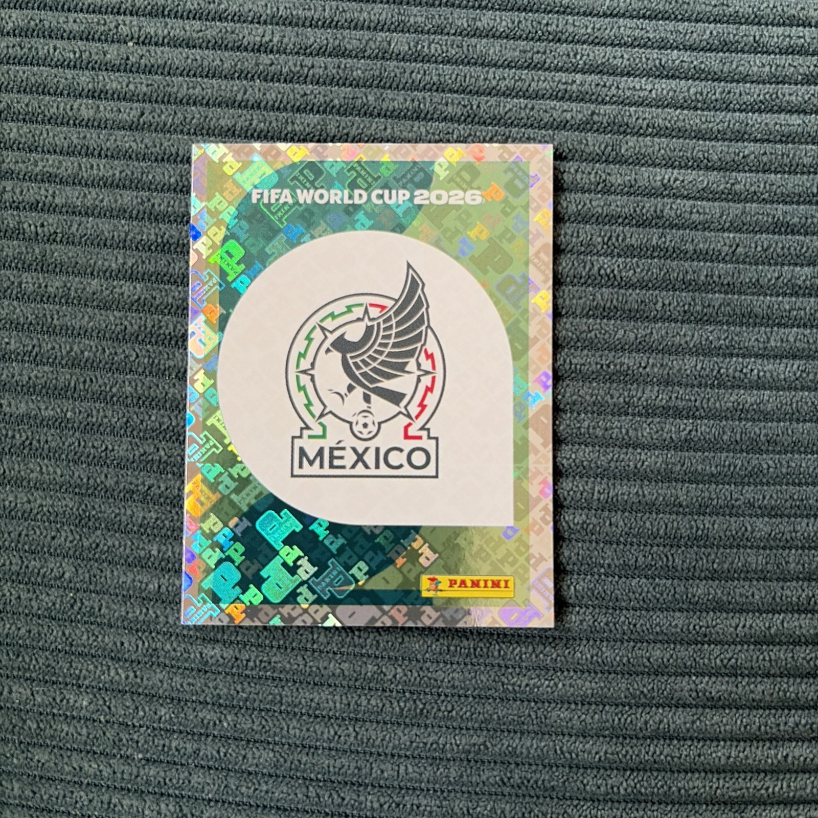 Panini FIFA World Cup 2026 Mexico Team Crest Logo Sticker #MEX 1