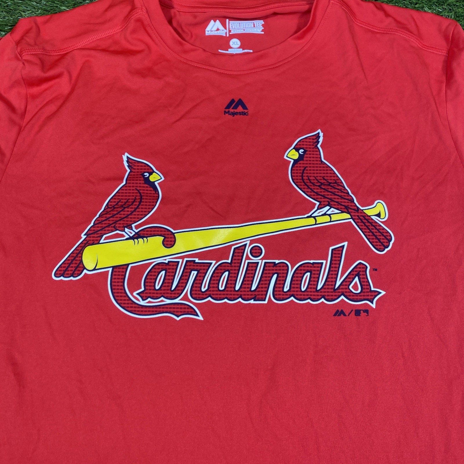 St Louis Cardinals Majestic Cool Base Shirt Mens XL Evolution Tee MLB NWOT