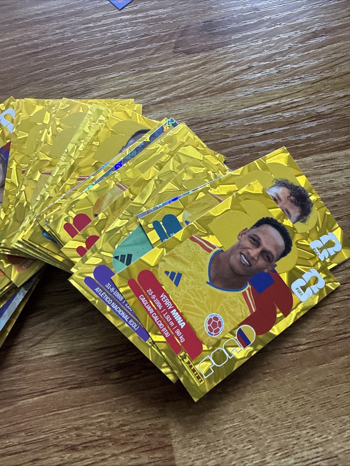 2026 PANINI WORLD CUP STICERS FOIL COLOMBIA COL PICK GOLD EDITION SOCCER