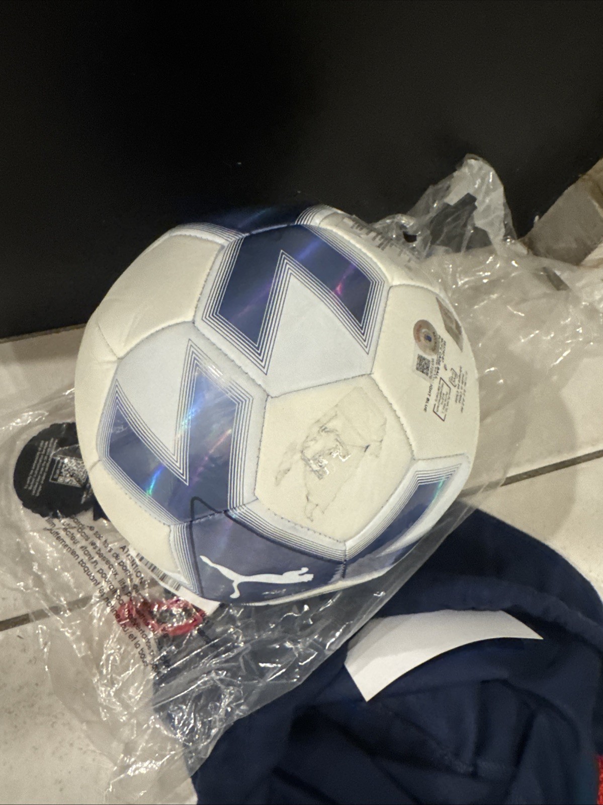 Halland Autographed Main City Soccer Bal Fanatics Coa