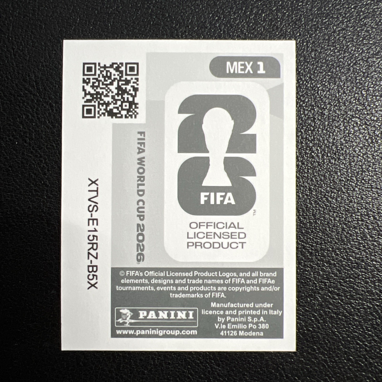 2026 Panini FIFA World Cup USA Sticker Mexico Logo Crest Foil MEX1