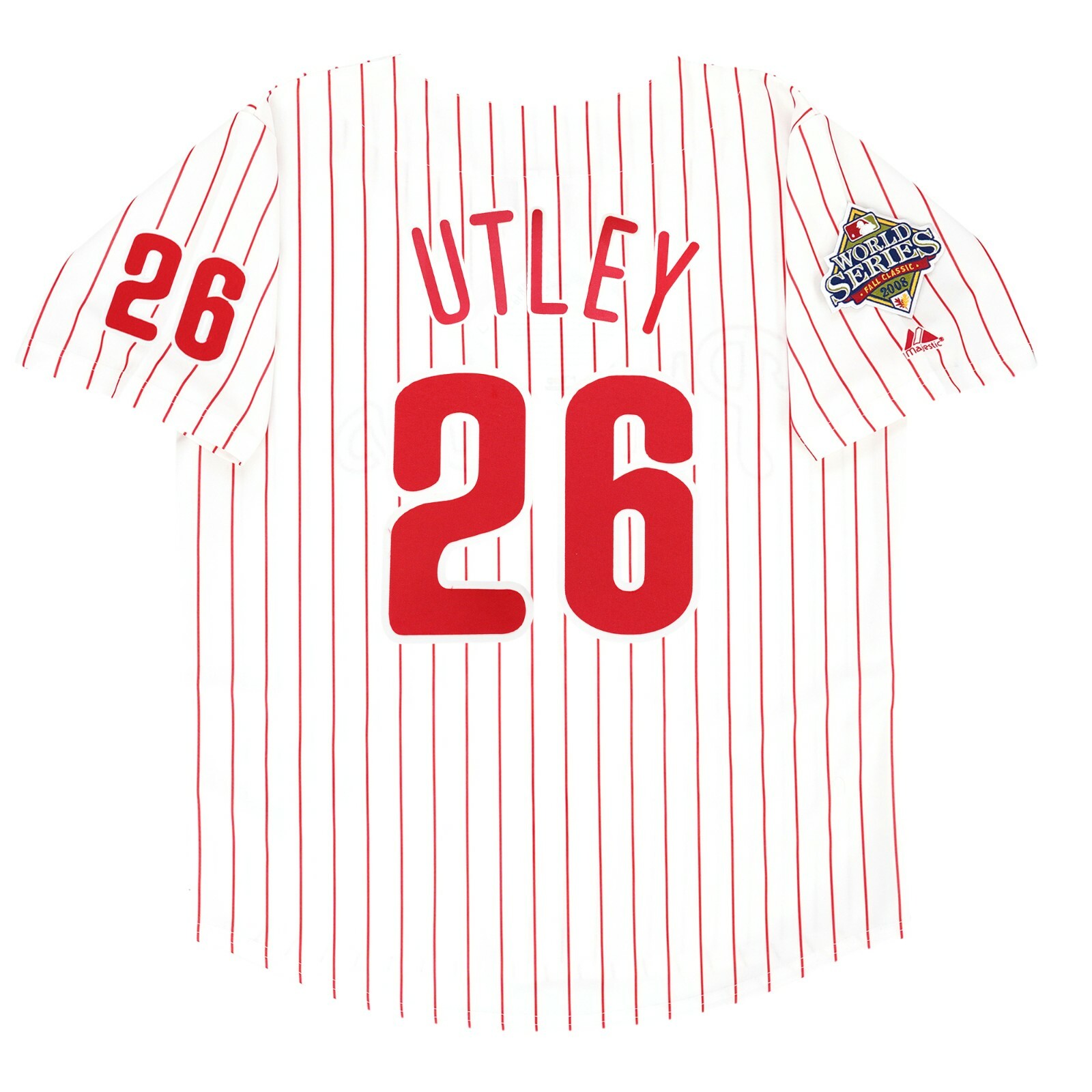 Chase Utley 2008 Philadelphia Phillies World Series Home/Road/Alt Men’s Jersey