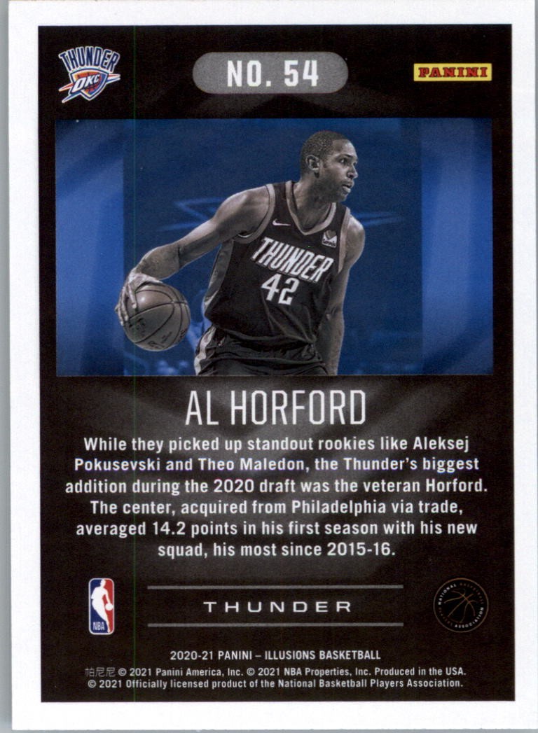 2020-21 Panini Illusions #54 Al Horford – BSK