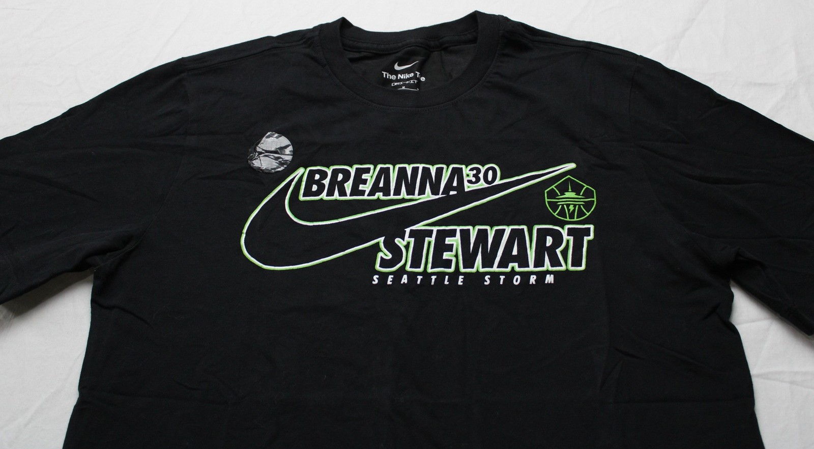 Seattle Storm Unisex Adult’s Nike S/S Breanna Stewart Tee EJ3 Black Medium