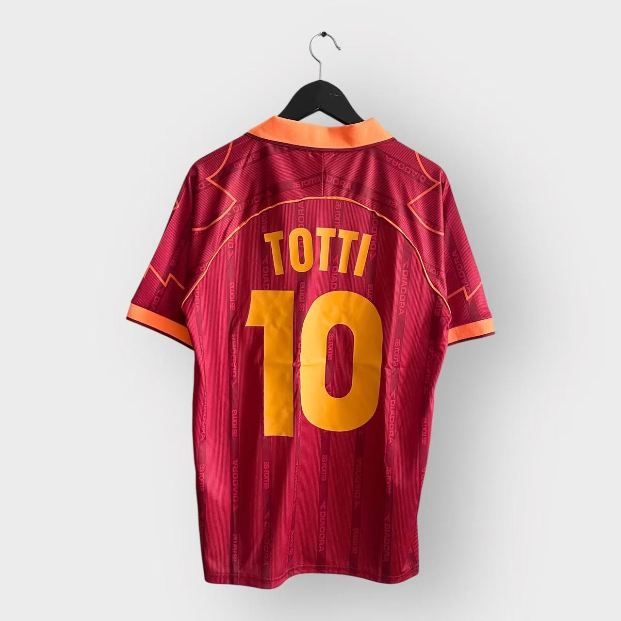 Roma Soccer Team New Men’s Retro Soccer Jersey – L Francesco Totti