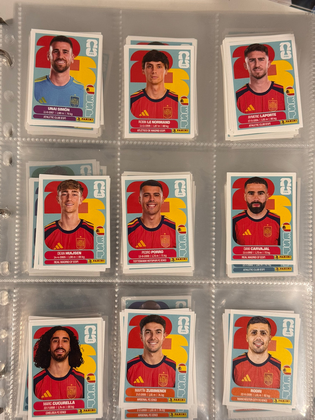 2026 Panini FIFA World Cup Sticker Collection Complete Lot Builder Group G H I