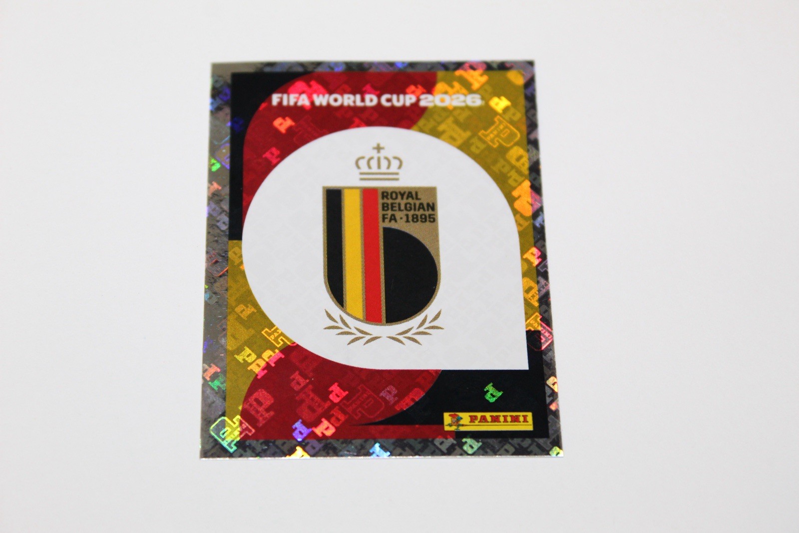 Panini FIFA World Cup 2026 Belgium Badge/Logo Sticker BEL 1 Royal Belgian FA