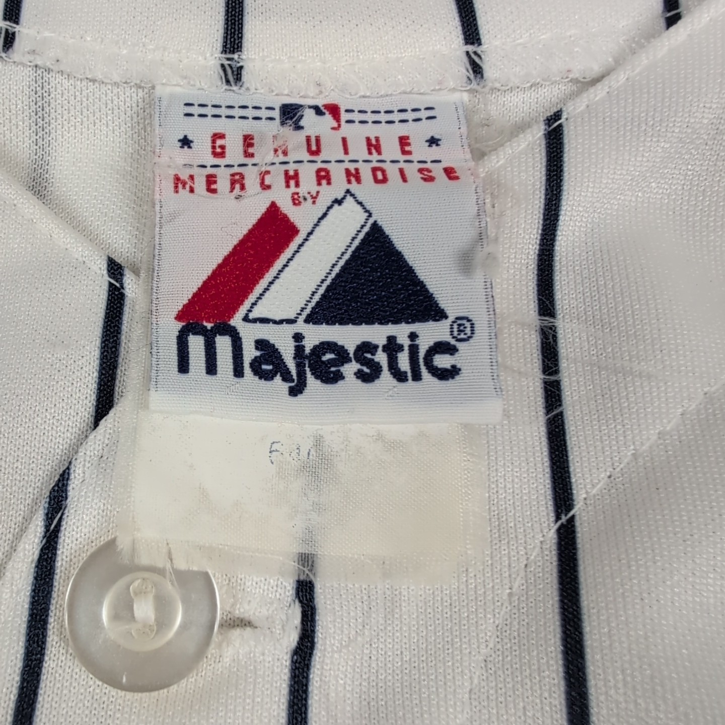 VTG Majestic New York Yankees Robinson Cano Jersey Youth XL White Pinstripe