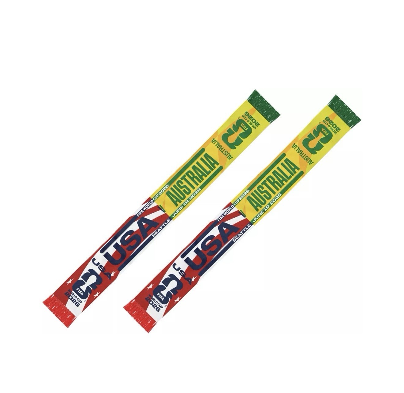 Australia Usa World Cup 2026 Soccer Seattle Matchday Scarf