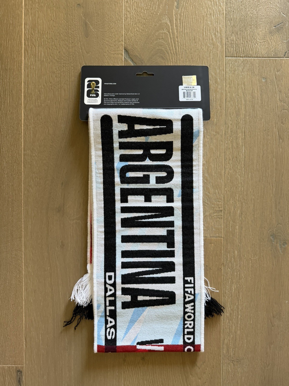 RARE Argentina vs. Austria FIFA World Cup 2026 Matchup Scarf Officially Licensed