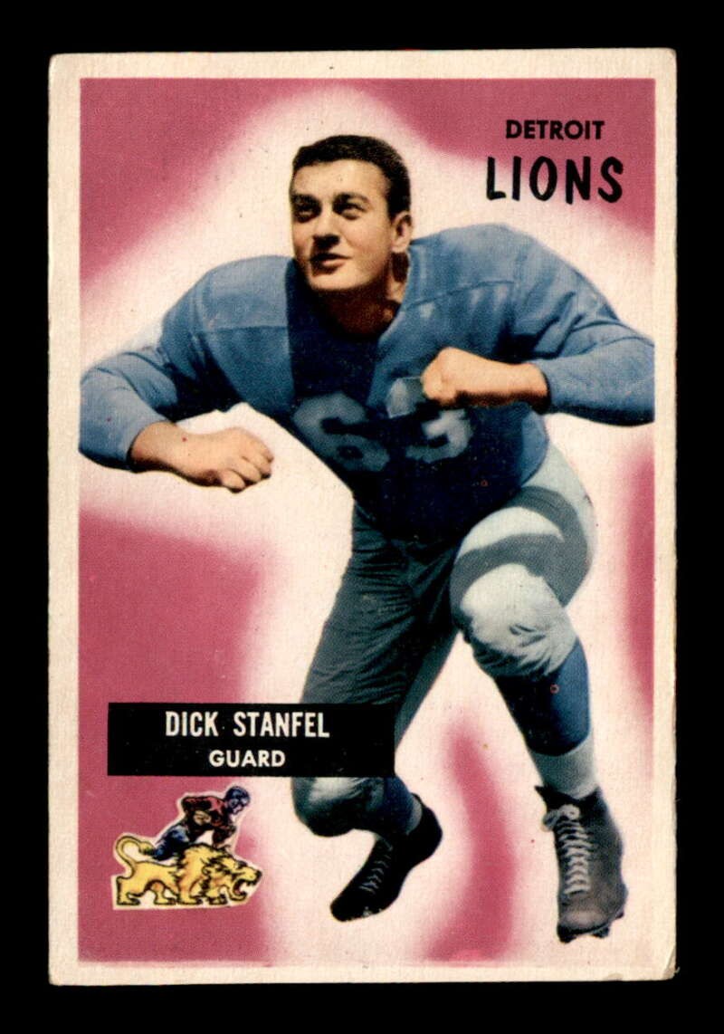 1955 Bowman #36 Dick Stanfel RC VG X3654300