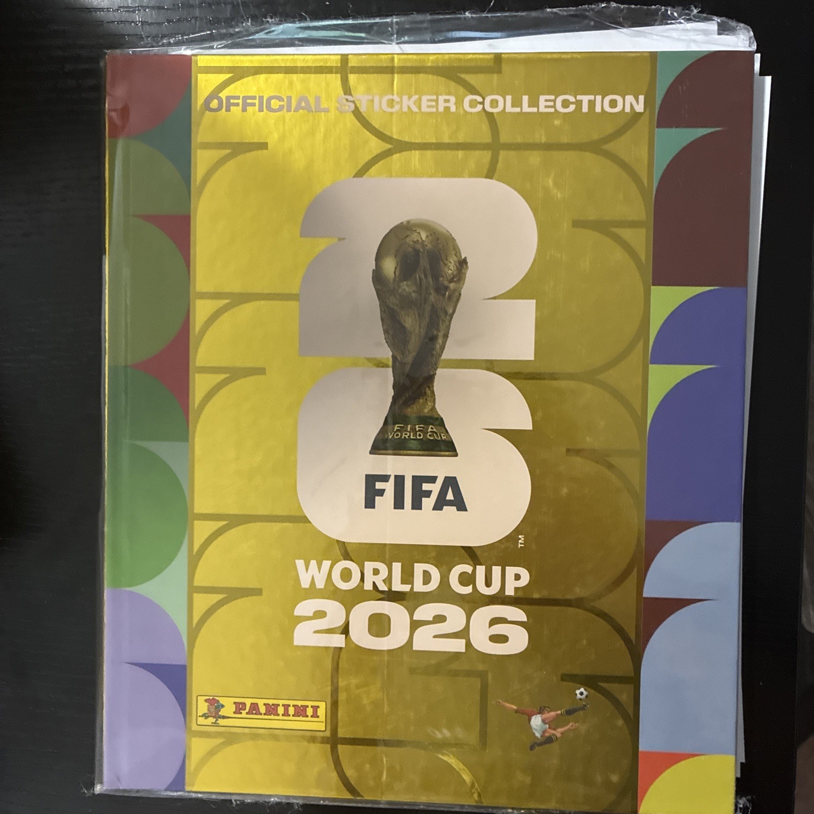 Panini FIFA World Cup 2026 Premium Gold Hardcover Album. LATAM EXCLUSIVE