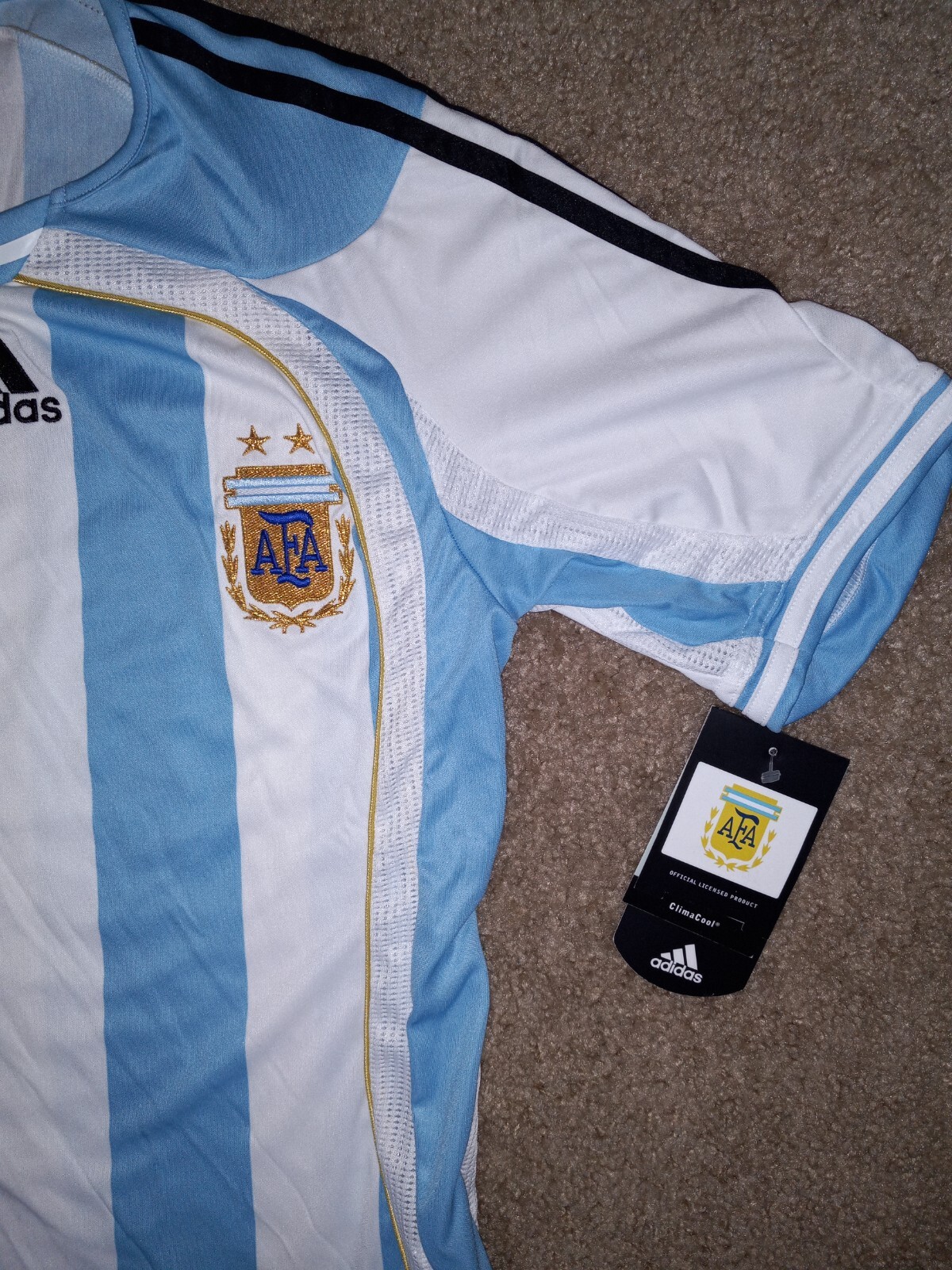 Argentina Home Football Shirt 2006/07 L Vintage Original Rare