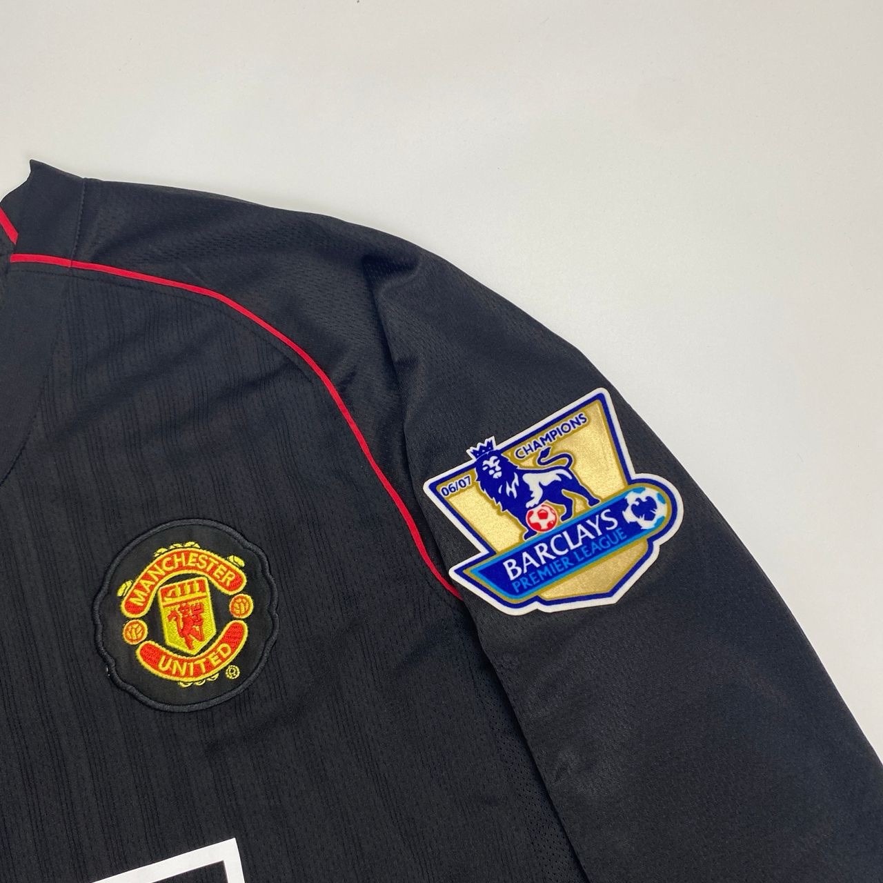 7/8 Man United Away Retro Jersey Ronaldo #7 Long Sleeve Vintage Retro Iconic